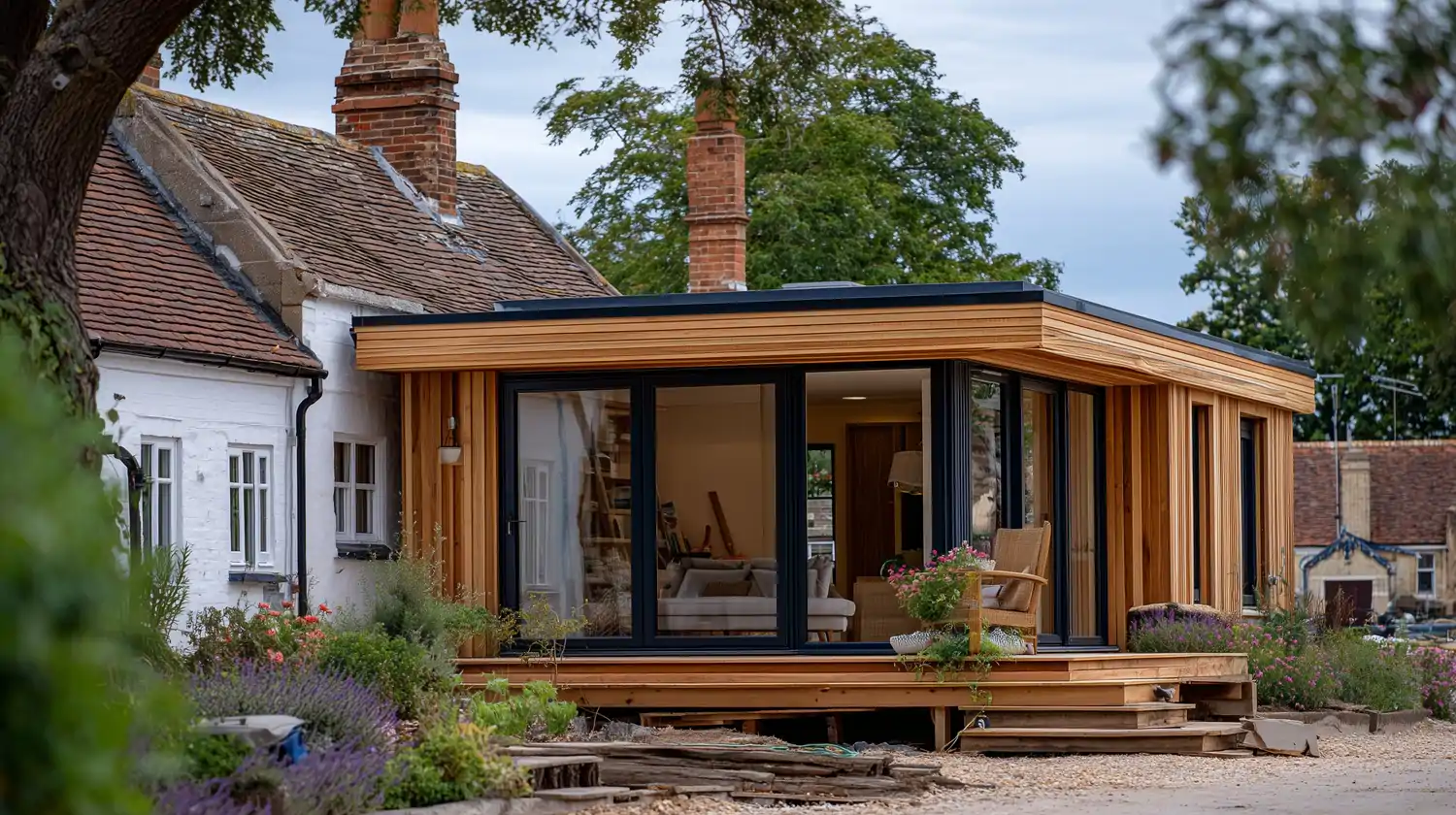 Extension ossature bois en Vendée : une solution idéale pour agrandir sa maison