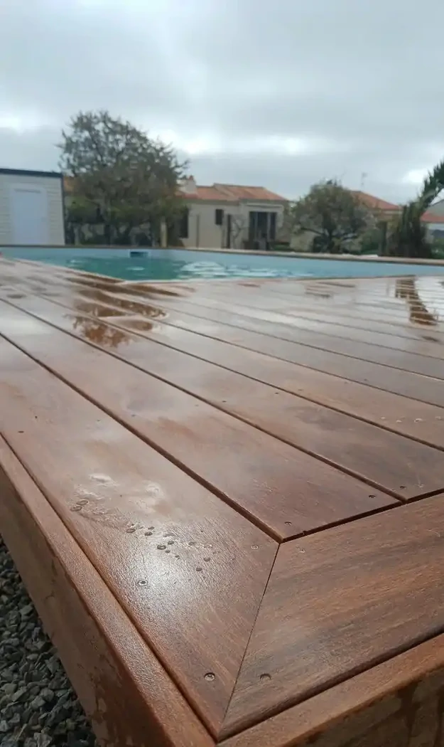 terrasse bois en cumaru à Angles 85